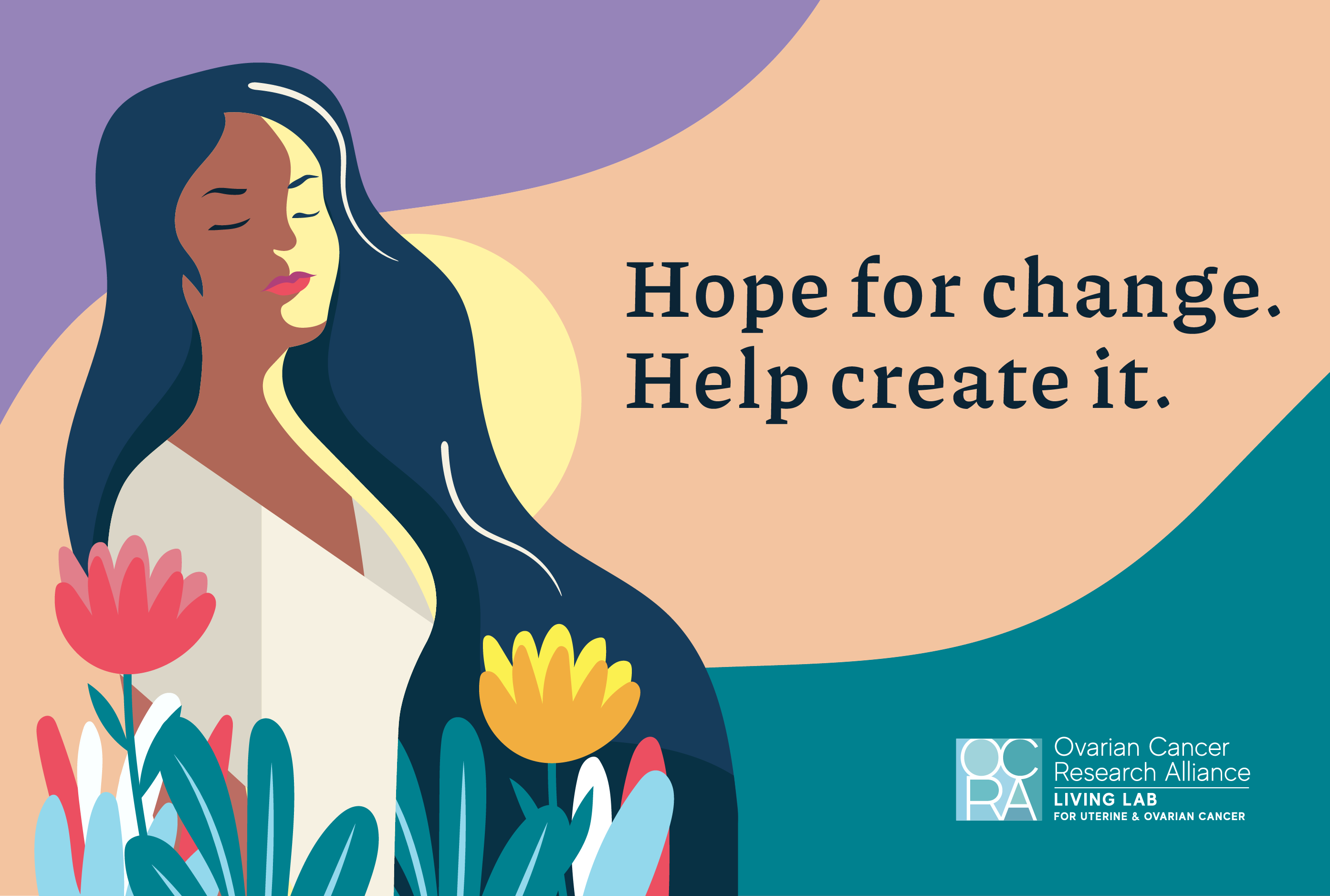 Postcard — Hope for change. Help create it.